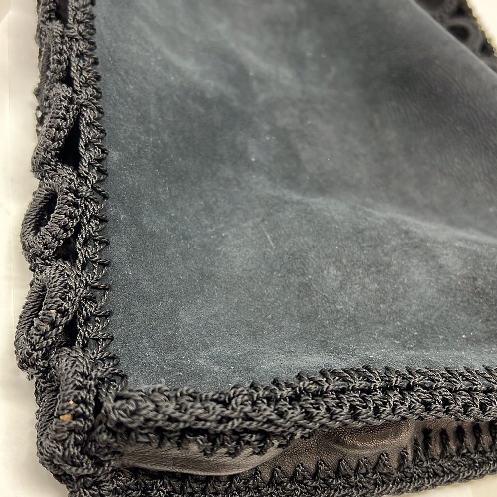 Prada Leather And Crochet Small Tote Bag - Picture 14 of 16